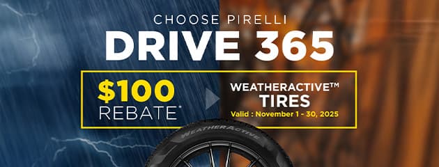Pirelli - $100 Rebate